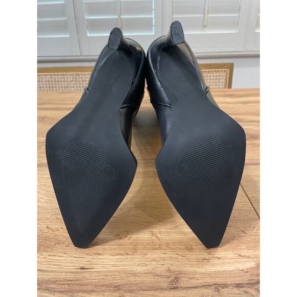 Steve Madden Kinzie Stiletto Western Tall Dress Boot Black Leather Size 7.5 NIB - Picture 13 of 16